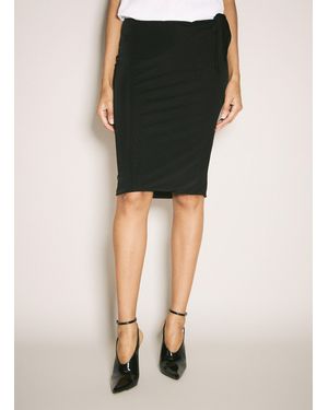 Saint Laurent Cut-Out Skirt - Black
