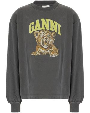 Ganni Clothing Sweatshirts - Gray