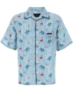 Prada Shirts - Blue