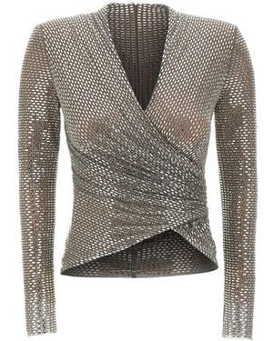 Self-Portrait Tops - Gray