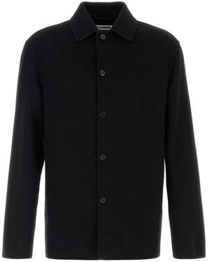 Jil Sander Wool Blend Shirt - Black