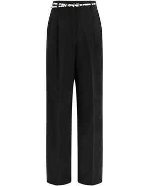 Max Mara Belted Elegant Pants - Black