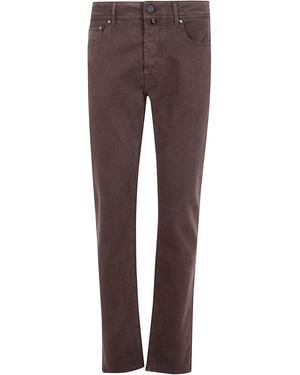 Jacob Cohen "Pant 5 Pockets Slim Fit Bard Tr" Pants - Brown