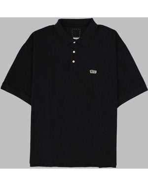 Visvim Premium Cotton Polo Shirt - Black