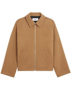 Celine Wool Felt Jacket - Natural