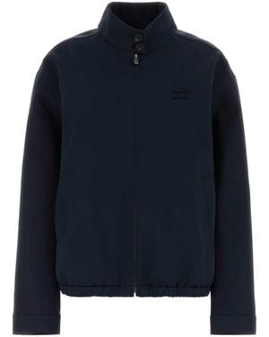 Miu Miu Gabardine Jacket - Blue