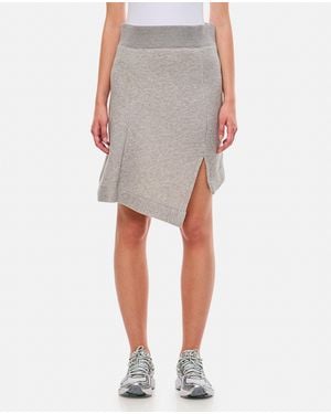 Sacai Sponge Sweat Skirt - Gray