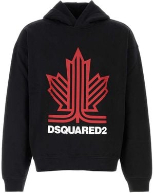 DSquared² Dsquared Cotton Oversize Sweatshirt - Black