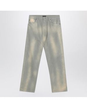 Prada Corduroy Pants With Washed Effect - Gray