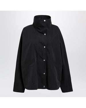 TOTEME Cotton-Blend Windbreaker Jacket - Black