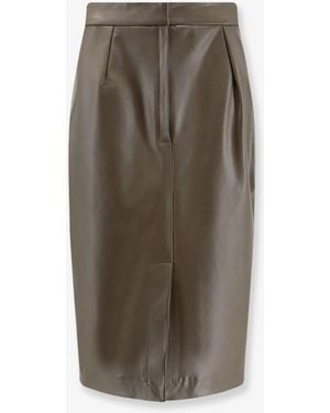 Stella McCartney Alter Mat Midi Skirt - Brown