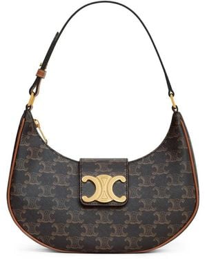 Celine Medium Ava Triomphe Bag - Black