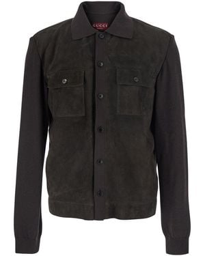 Gucci Malglia + Camoscio - Black