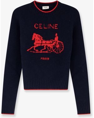 Celine Wool Sweater - Blue