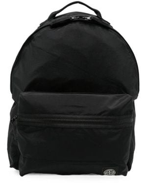 Stone Island Backpacks - Black