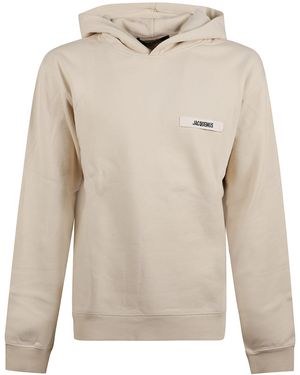Jacquemus Grosgrain Sweatshirt - Natural