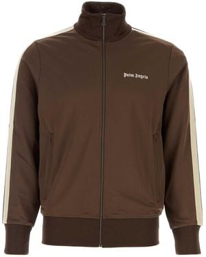 Palm Angels Tech Fabric Sweatshirt - Brown