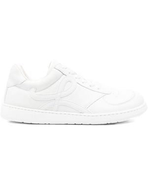 Loewe Jambo Leather Sneakers - White