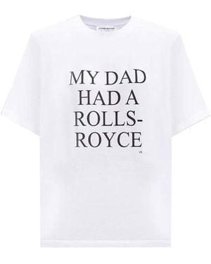 Victoria Beckham Graphic Crew Neck T-Shirt - White
