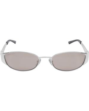 Gucci Oval-Frame Sunglasses - Metallic