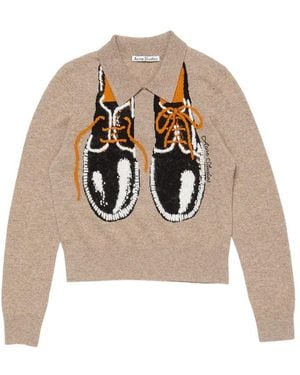 Acne Studios Neutrals Sweaters & Knitwear - White