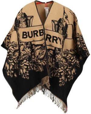 Burberry Reversible Cape - Black