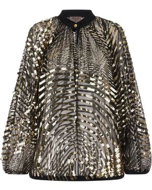 PUCCI 'Iride' Blouse - Black
