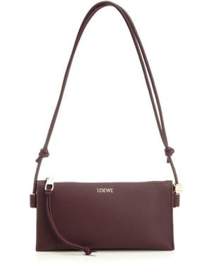 Loewe "Joya" Clutch Bag - Purple