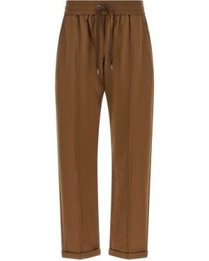 Brunello Cucinelli 'Track' Sweatpants - Brown