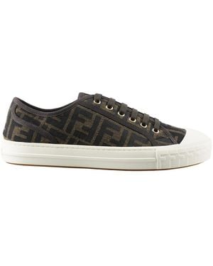 Fendi Sneakers Logo - Black