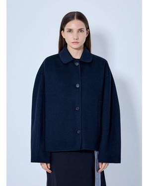 Marni Buttoned Wool Jacket - Blue