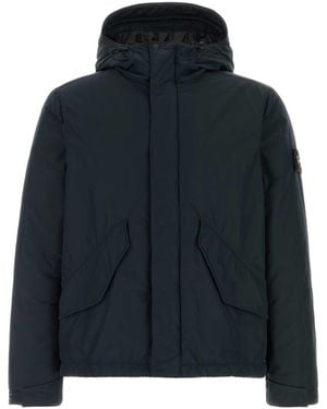 Stone Island Midnight Polyester Blend Padded Jacket - Blue