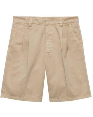 Prada Neutrals Shorts - Natural