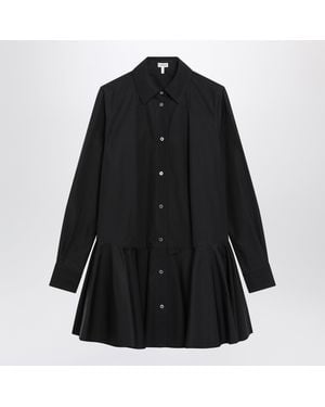 Loewe Short Cotton Dress - Black