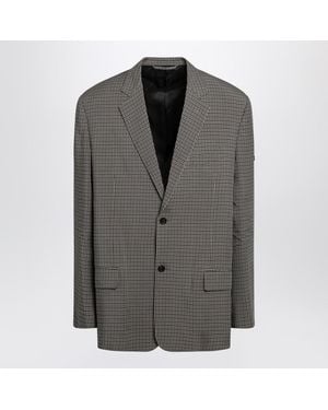 Balenciaga Khaki Washed Jacket - Gray