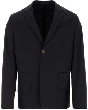 Prada Midnight Cotton Blazer - Blue