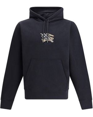 Burberry Ekd Hoodie - Blue