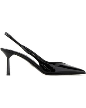 Prada Leather Pumps - Black