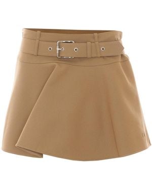 Loewe Mini Skirt - Natural