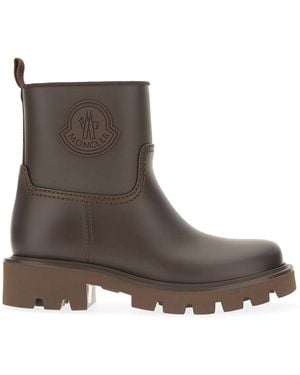 Moncler Shoes Boots - Brown