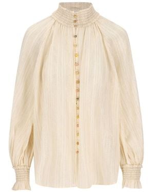 Zimmermann Regular Stripes Shirt - White