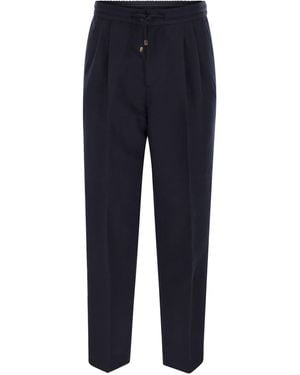 Brunello Cucinelli Leisure Fit Pants - Blue