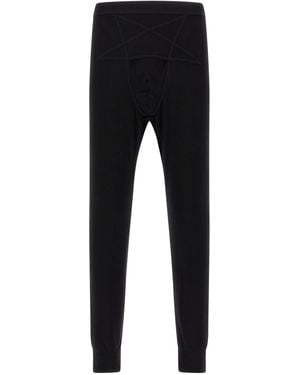 Rick Owens 'Thermal Bottom' Leggings - Black