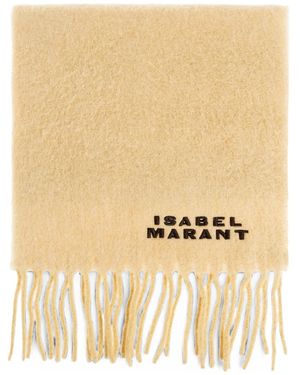 Isabel Marant Firny Wool Scarf - Natural