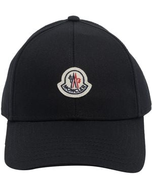 Moncler Logo Baseball Cap - Black