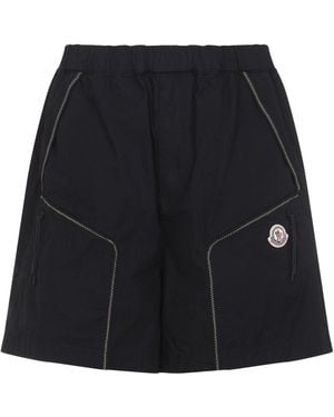 Moncler Cotton Bermuda - Black