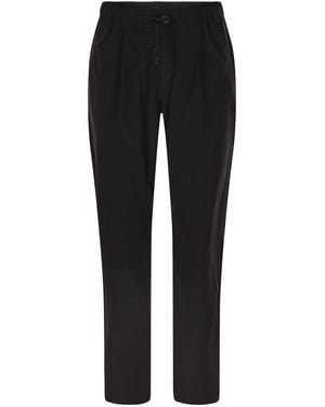 Herno Stretch Nylon Pants - Black