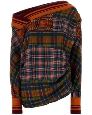 Dries Van Noten Printed Viscose Blouse - Black