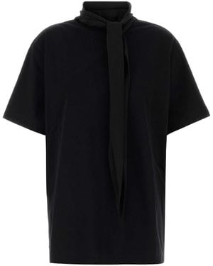 Carven Cotton Oversize T-Shirt - Black