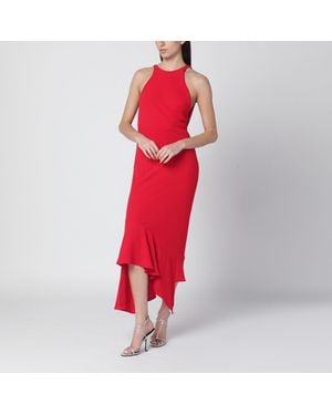 ANDAMANE Carmen Open-Back Dress - Red